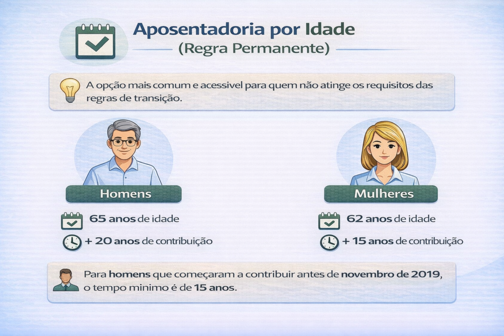 Aposentadoria por idade (regra permanente)